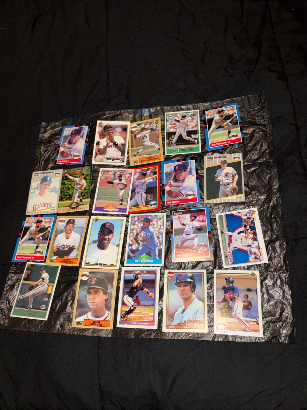 Vintage Baseball Card Lot Collectible Set